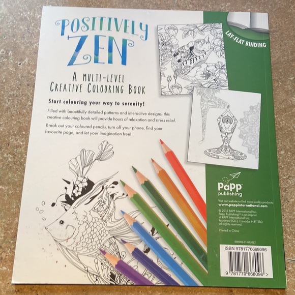 Colouring Book. “Positively Zen” - Picture 2 of 6